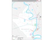 W. Baton RougeParish (County), LA Wall Map Premium Style 2023